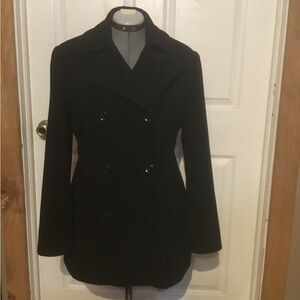 Covington Women's M wool coat black suit coat